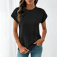 💕 Dames Casual Ronde Hals T-Shirt met Zak – 8 Kleuren | Maten S-2XL