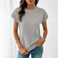 💕 Dames Casual Ronde Hals T-Shirt met Zak – 8 Kleuren | Maten S-2XL