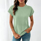 💕 Dames Casual Ronde Hals T-Shirt met Zak – 8 Kleuren | Maten S-2XL