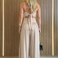 👗 50% OFF NOW!✨Sleeveless Cutout Wide-Leg Jumpsuit with Back Tie