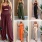 👗 50% OFF NOW!✨Sleeveless Cutout Wide-Leg Jumpsuit with Back Tie