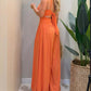 👗 50% OFF NOW!✨Sleeveless Cutout Wide-Leg Jumpsuit with Back Tie