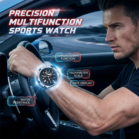⌚ Heren Multifunctioneel Sport Kwartshorloge – Chronograaf | Lichtgevend | 5 Stijlen