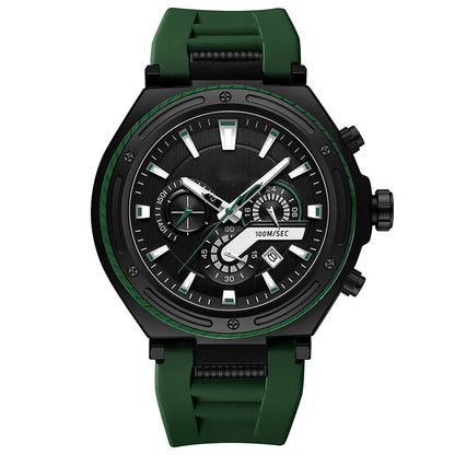 ⌚ Heren Multifunctioneel Sport Kwartshorloge – Chronograaf | Lichtgevend | 5 Stijlen