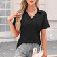 Casual V-hals T-shirt voor dames