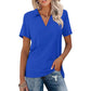 Casual V-hals T-shirt voor dames