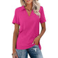 Casual V-hals T-shirt voor dames