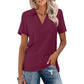 Casual V-hals T-shirt voor dames