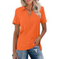 Casual V-hals T-shirt voor dames