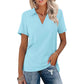 Casual V-hals T-shirt voor dames