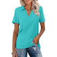 Casual V-hals T-shirt voor dames