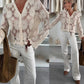 Dames Bloemen Gehaakte Vest