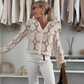 Dames Bloemen Gehaakte Vest