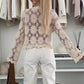 Dames Bloemen Gehaakte Vest