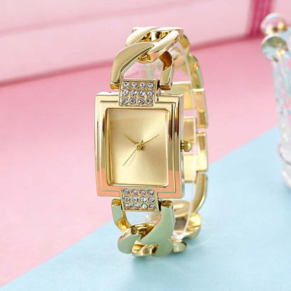 Dames Vierkant Wijzerplaat Armband Horloge