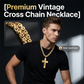 Heren Vintage Ketting met Kruishanger