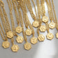 📢📢50% KORTING!! ⏰ Gouden Initiaal Enkelbandje met Figaro Ketting