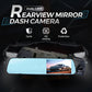 Dashcam met Dubbele Lens en Achteruitkijkspiegel