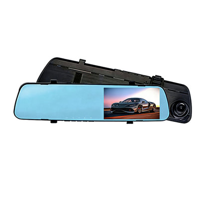 Dashcam met Dubbele Lens en Achteruitkijkspiegel