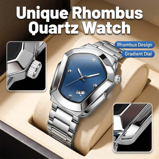 Heren Ruitvormig Quartz Horloge