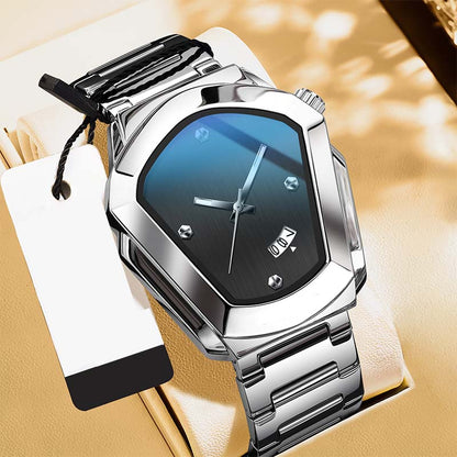Heren Ruitvormig Quartz Horloge