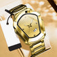 Heren Ruitvormig Quartz Horloge