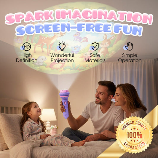 🔥LAST DAY SALE 49% OFF🎁 Early Education Projector Torch for Kids