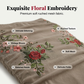 Dames Off-Shoulder Top & Vissenstaart Rok Set – Elegante Bloemen Mesh, Romantisch Silhouet