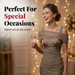 Dames Off-Shoulder Top & Vissenstaart Rok Set – Elegante Bloemen Mesh, Romantisch Silhouet