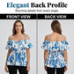 Dames Plus Size Bedrukte Off-Shoulder Ruche Cami Top – Elegant, Ademend, Zomers