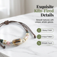 Verstelbare Etnische Stijl Keramische Kralen Armband – Boho Chic, Lichtgewicht, Huidvriendelijk