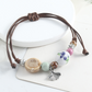 Verstelbare Etnische Stijl Keramische Kralen Armband – Boho Chic, Lichtgewicht, Huidvriendelijk