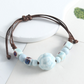 Verstelbare Etnische Stijl Keramische Kralen Armband – Boho Chic, Lichtgewicht, Huidvriendelijk