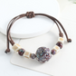 Verstelbare Etnische Stijl Keramische Kralen Armband – Boho Chic, Lichtgewicht, Huidvriendelijk