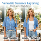 👚 50% KORTING ✨ Gebreid overhemd met knopen en korte mouwen – Opengewerkte stof, borstzakken en een luchtige pasvorm – Perfect voor een casual of chique zomerse look – comfortabel en ademend 🧶