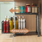 🏠⏰ 50% DI SCONTO – SOLO PER UN TEMPO LIMITATO! Scaffale Estraibile Regolabile in Altezza – Ideale per Lavandino, Cucina, Bagno e Casa ✨