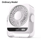 Draagbare Bureau- & Wandventilator met LED-display