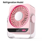 Draagbare Bureau- & Wandventilator met LED-display