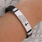 Armband met Inspirerende Bijbeltekst en Kruis