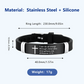 Armband met Inspirerende Bijbeltekst en Kruis