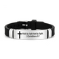 Armband met Inspirerende Bijbeltekst en Kruis