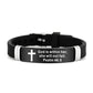 Armband met Inspirerende Bijbeltekst en Kruis