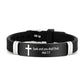 Armband met Inspirerende Bijbeltekst en Kruis