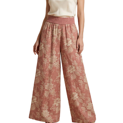 🌸 NU 50% KORTING! 🌸 Dames Bloemenprint Wijdbeense Palazzo Broek