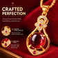 Elegante Klaverblad Traan Ketting
