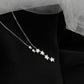 Dames Cascaderende Ster Lariat Ketting