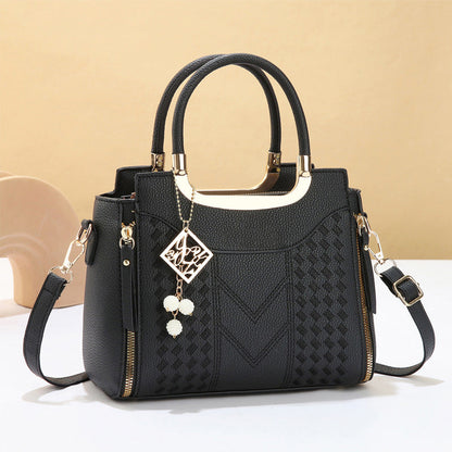 Elegante Dames Handtas met Hengsel & Schouderband