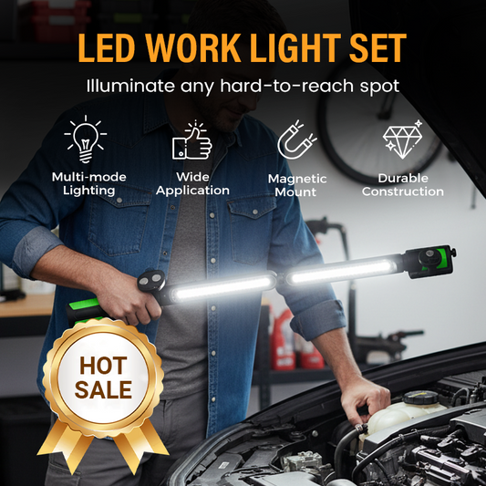 Magnetische & Oplaadbare LED Werklamp Set