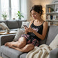 Dames Hemdtop en Shorts Pyjamaset