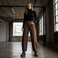 📢📢50% OFF !! ⏰Women's High-Waist Wide-Leg Pants